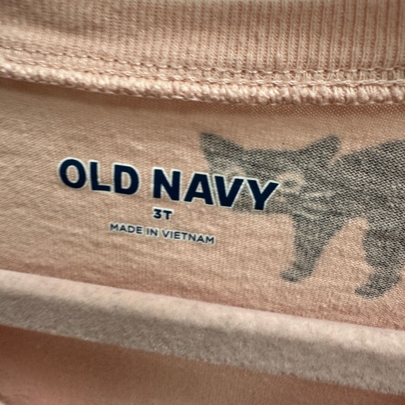 Old Navy 3T Pink & Black Halloween Bat & Cat Long Sleeve Dress - Picture 5 of 6